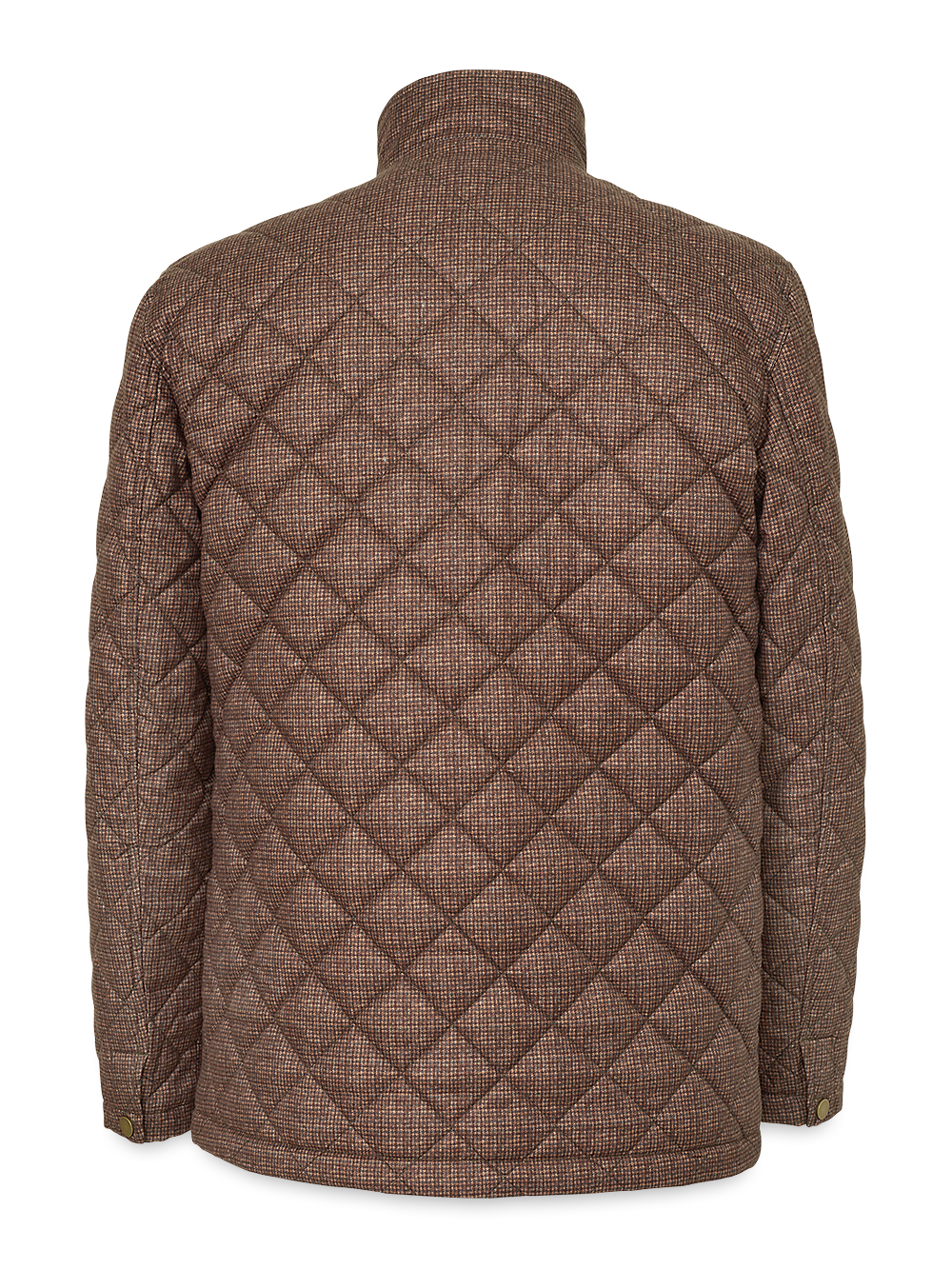 Alternate Image of Microfiber Houndstooth Quilted Jacket-4