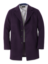 Wool Topcoat - Purple