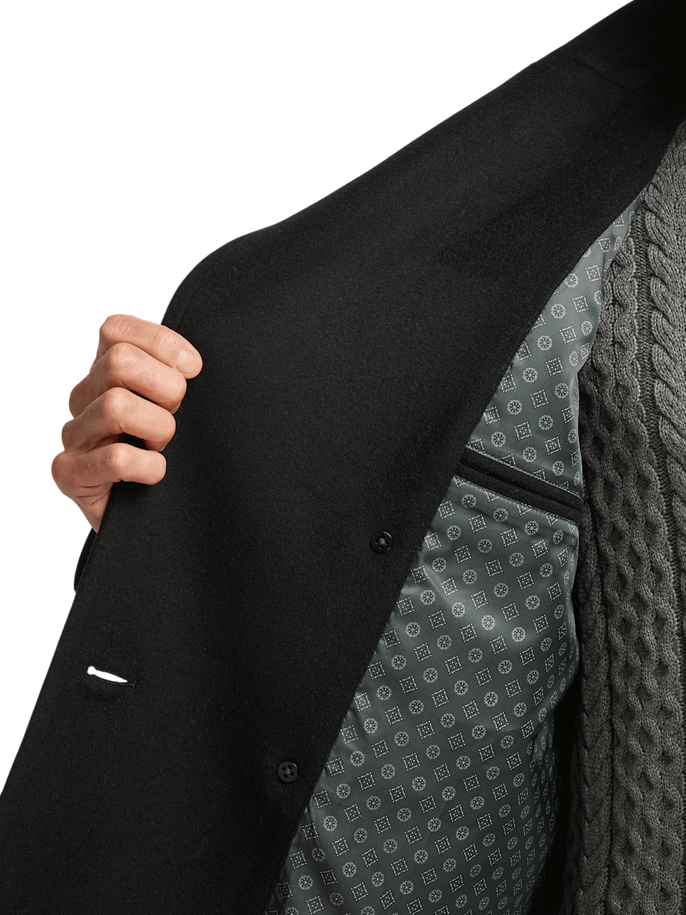 Alternate Image of Wool Double Breasted Topcoat-4