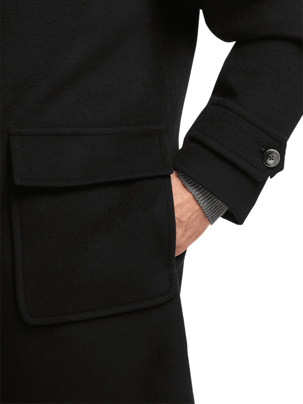 Alternate Image of Wool Double Breasted Topcoat-6