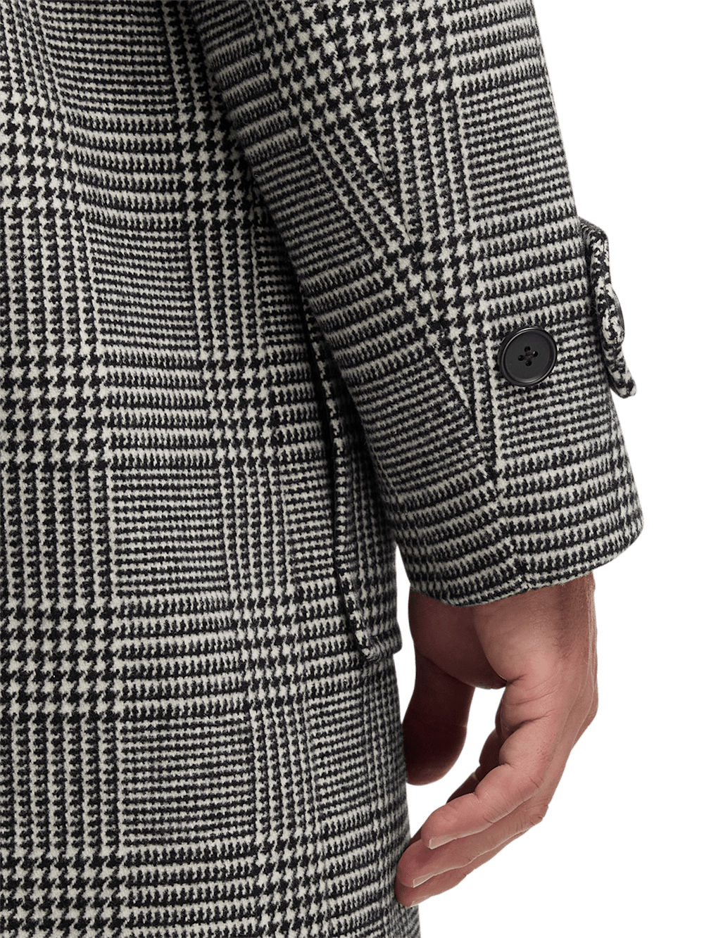 Alternate Image of Wool Blend Plaid Double Breasted Topcoat-3