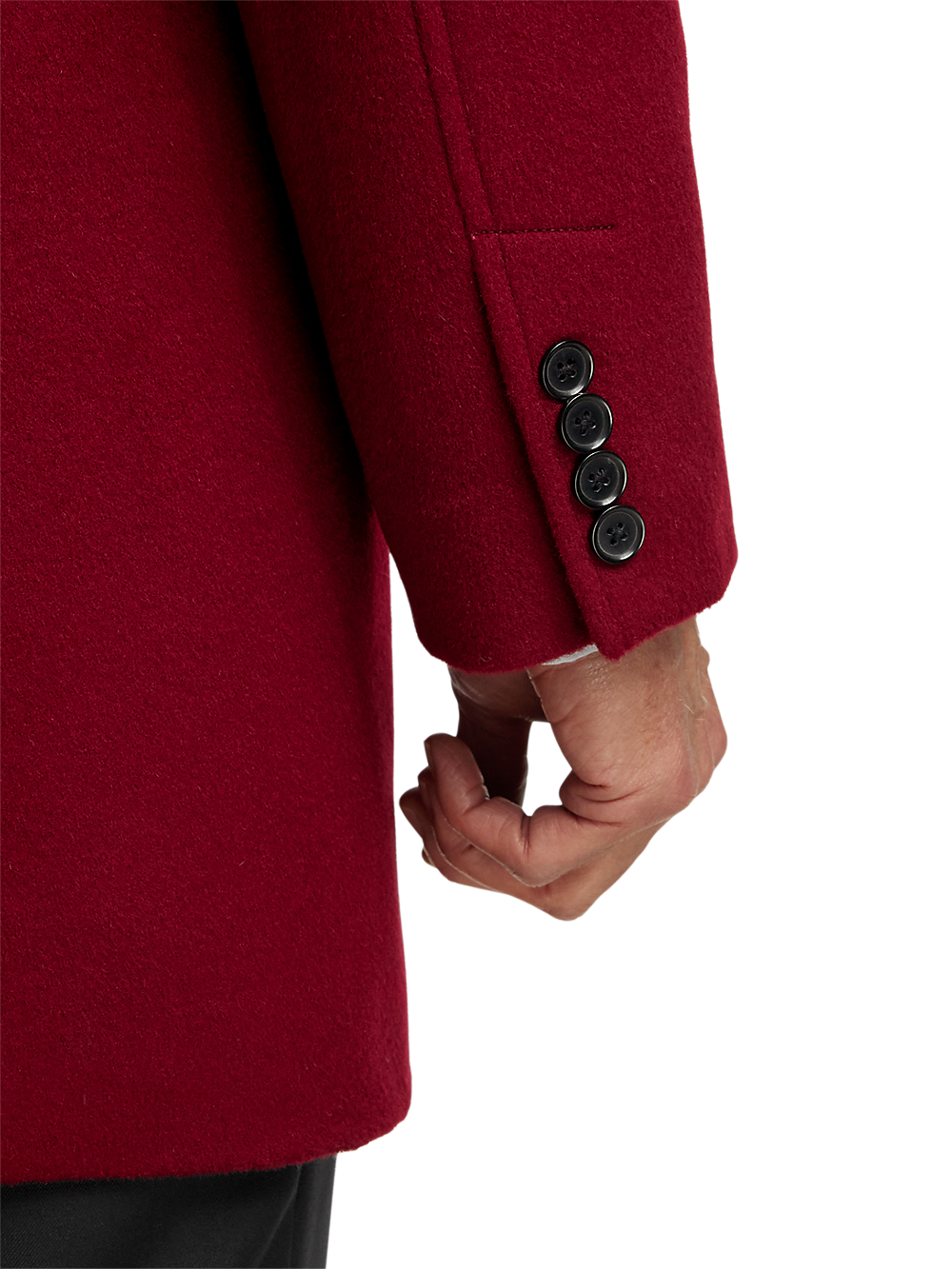 Alternate Image of Wool Single Breasted Topcoat-2