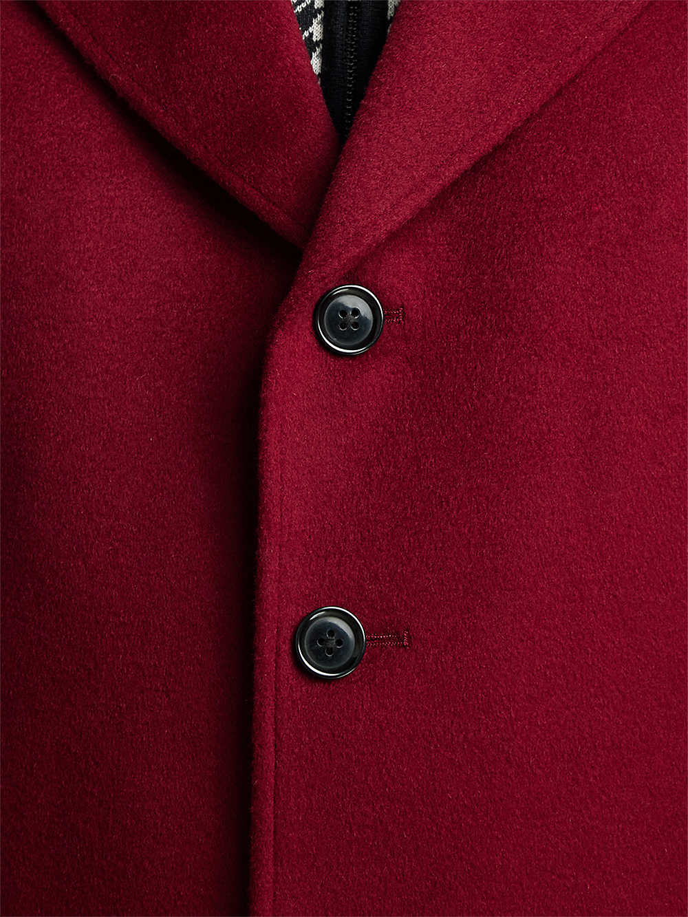 Alternate Image of Wool Single Breasted Top Coat-4