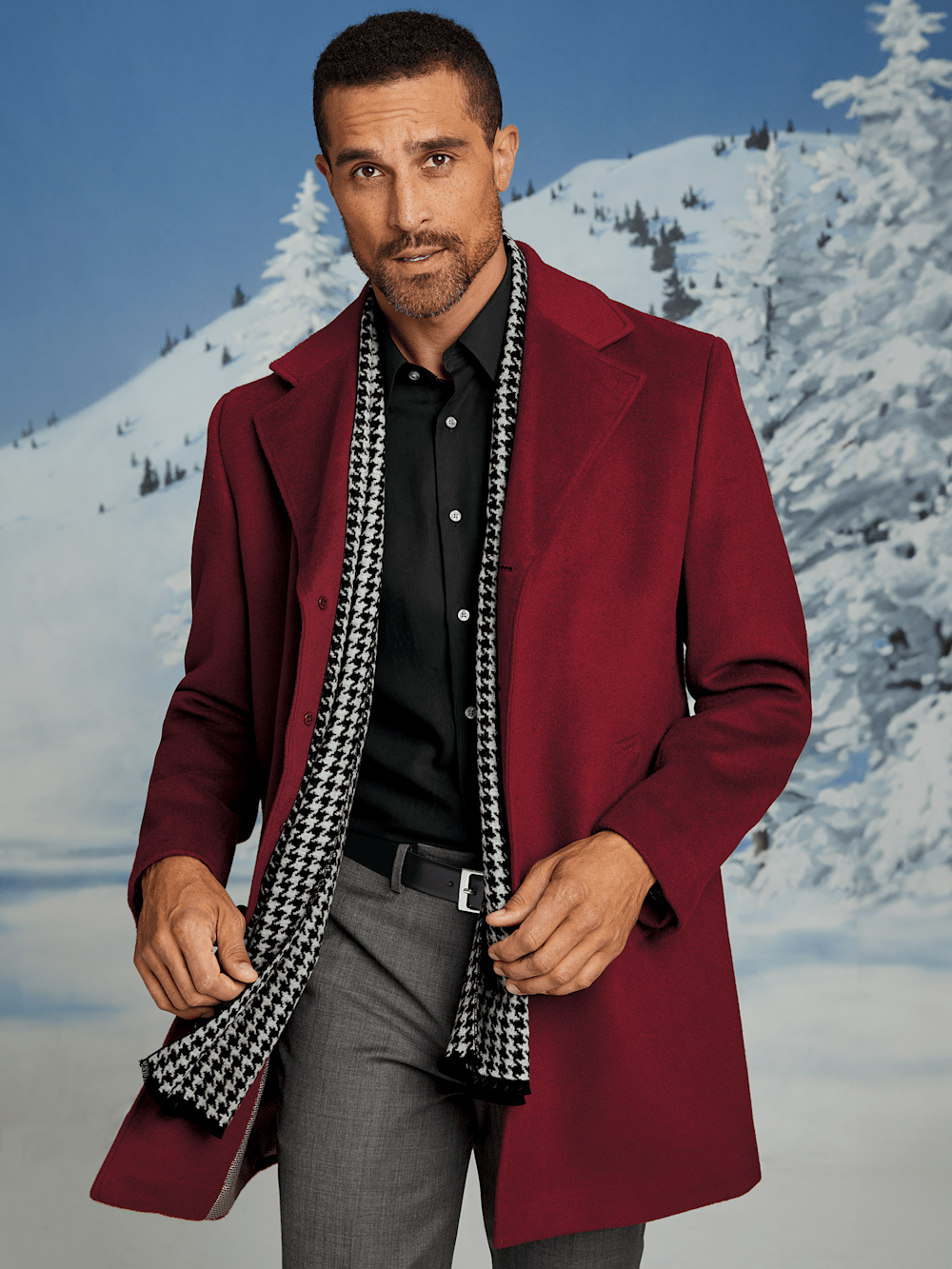 Alternate Image of Wool Single Breasted Topcoat-8