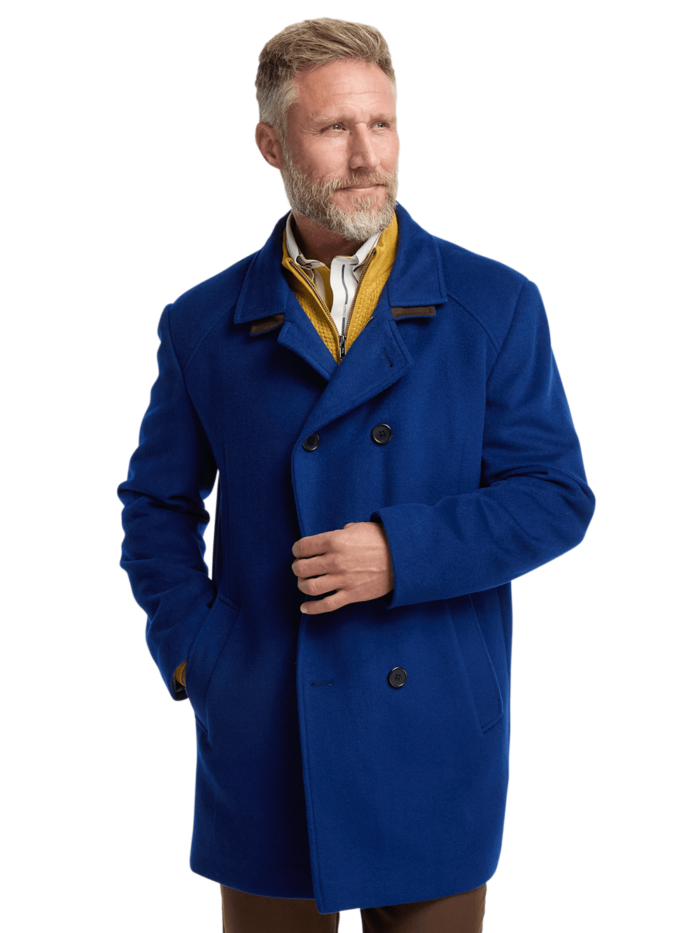 Alternate Image of Wool Double Breasted Carcoat-1