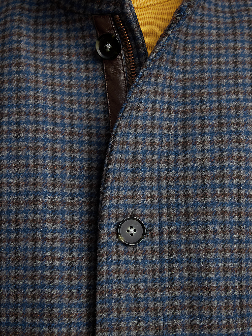 Alternate Image of Wool Blend Check Carcoat-4