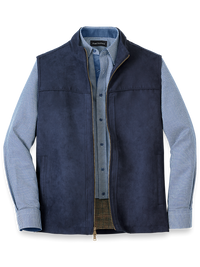 Microsuede Vest - Navy