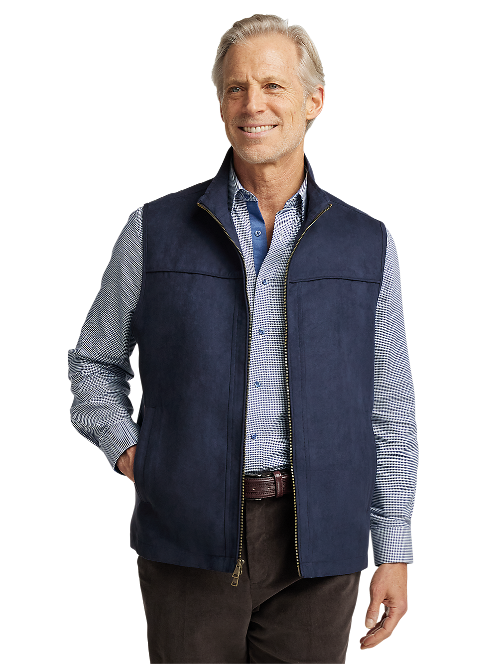 Alternate Image of Microsuede Vest-1