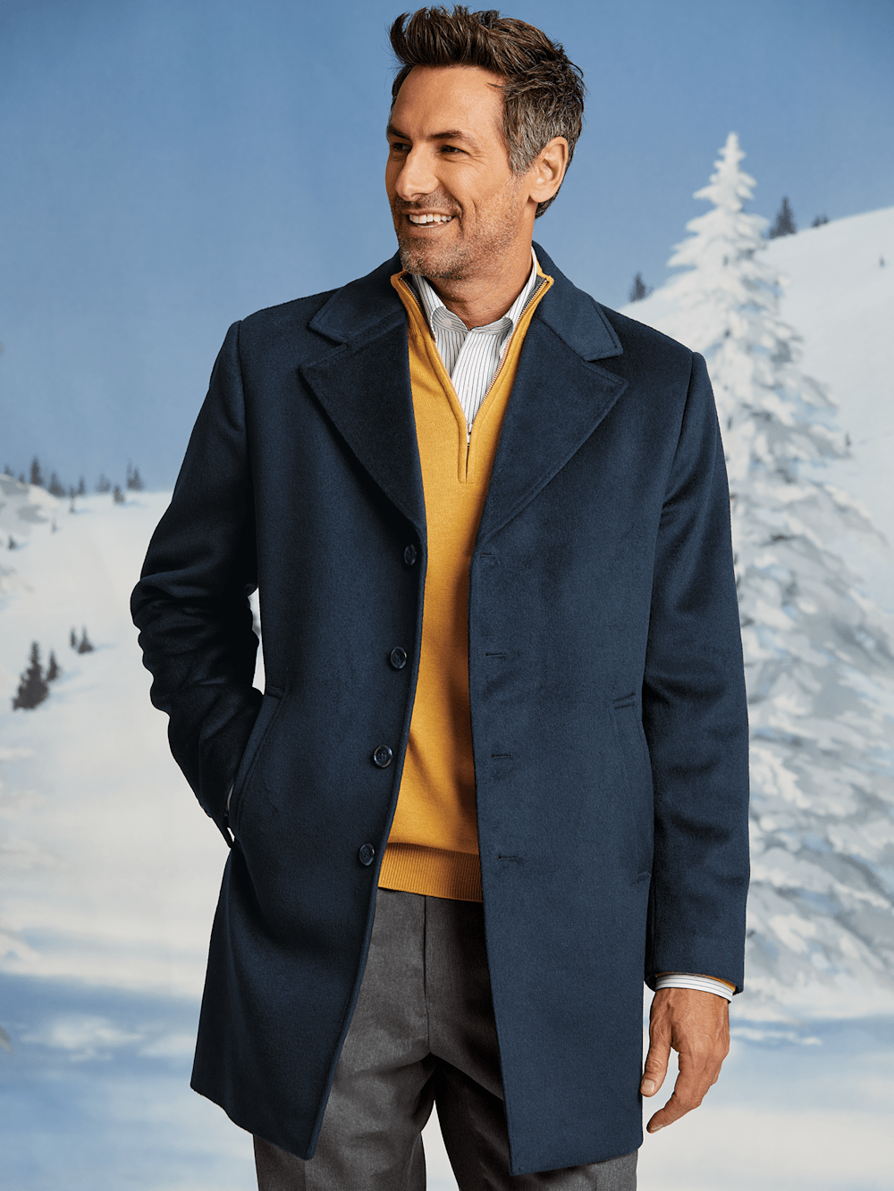 Alternate Image of Wool Blend Topcoat-8