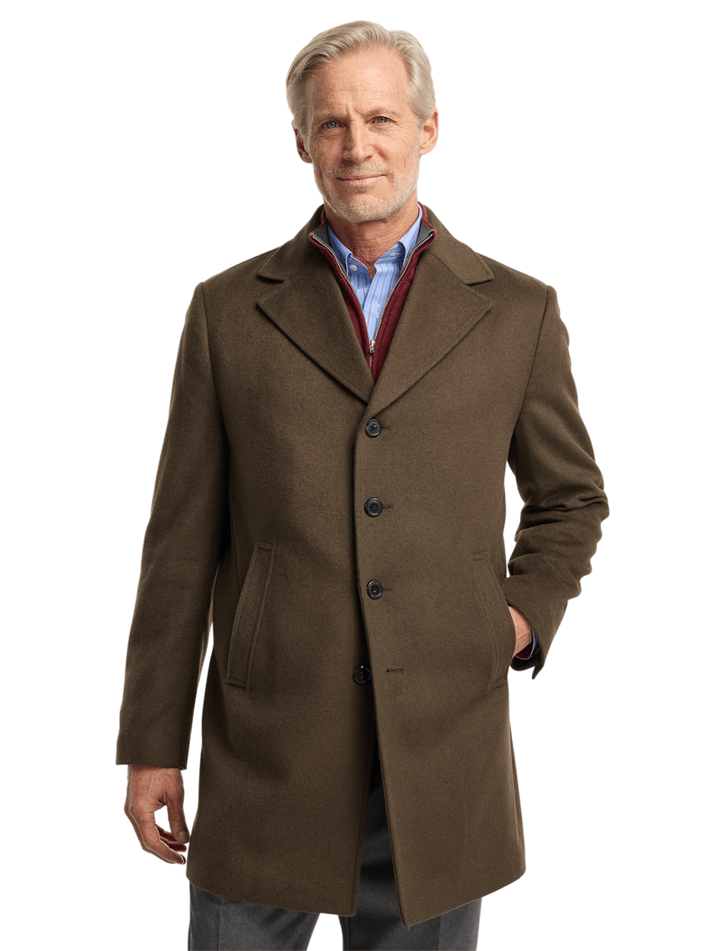 Alternate Image of Wool Blend Topcoat-1