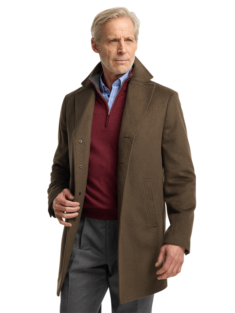 Alternate Image of Wool Blend Topcoat-2